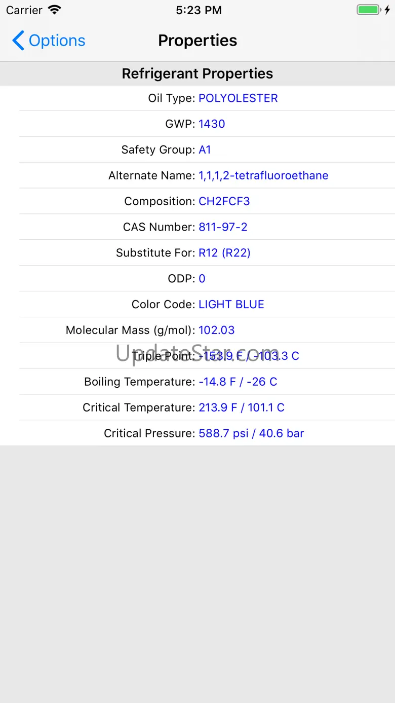 HVAC PT Chart 5.4
