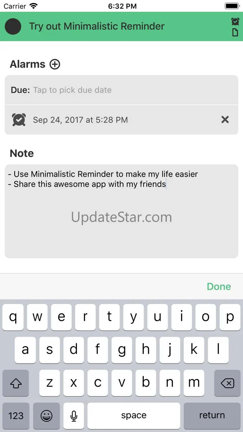 Minimalistic Reminder 2.1.0