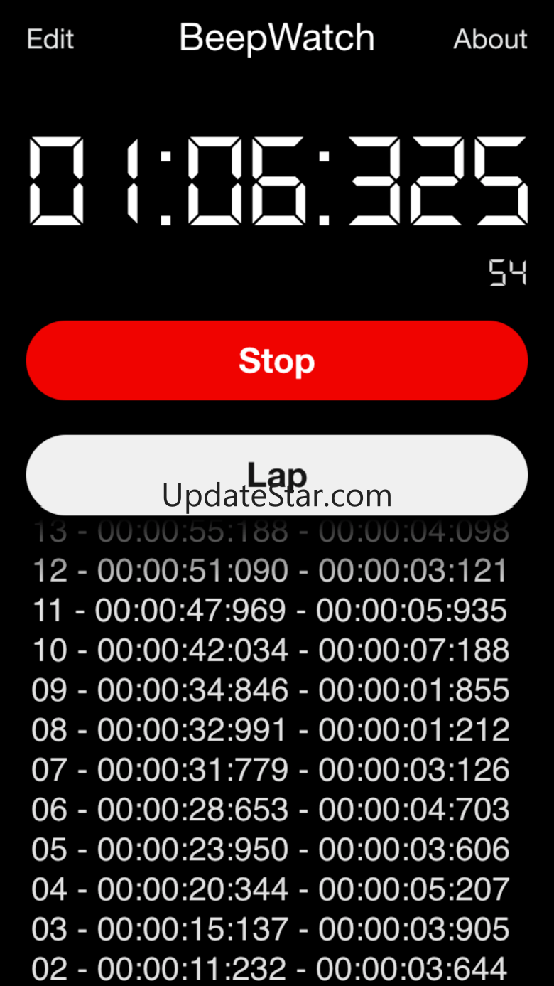BeepWatch LITE - Beeping Circuit Training Interval Stopwatch 1.9.1