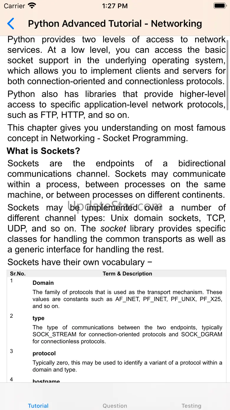 Tutorial for Python 16.2