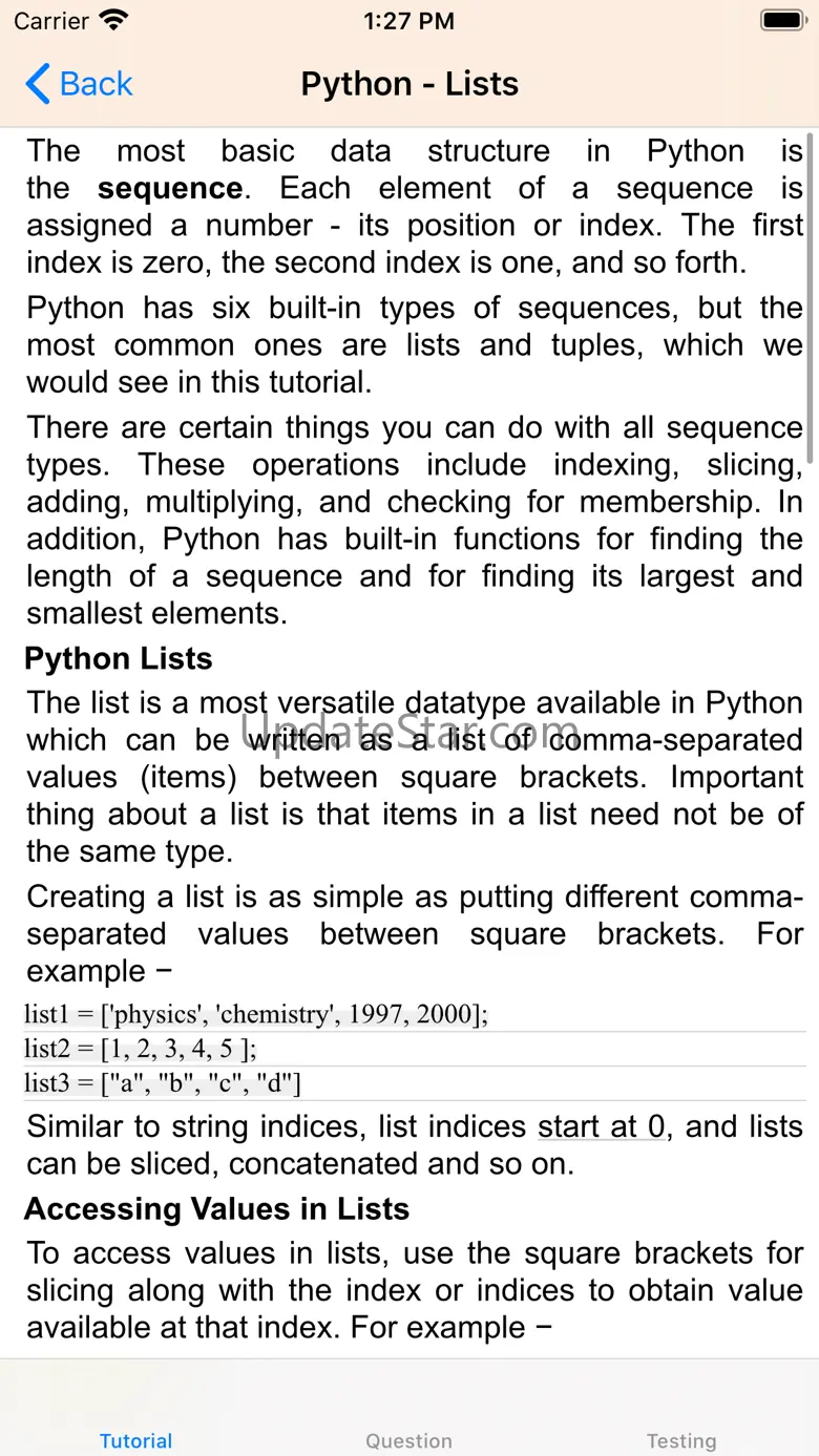 Tutorial for Python 16.2