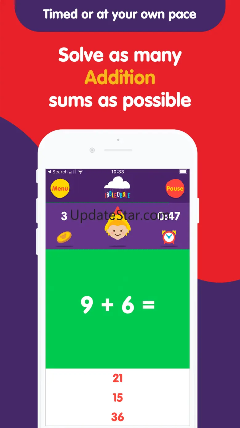 Addition Problems : Ibbleobble 3.0