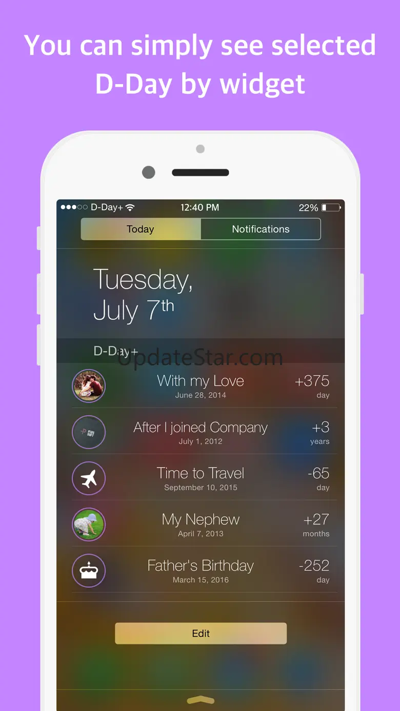 D-Day+ (anniversary, widget) 1.2.0