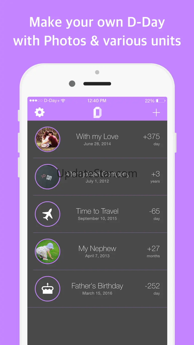 D-Day+ (anniversary, widget) 1.2.0