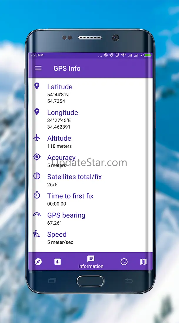 GPS info