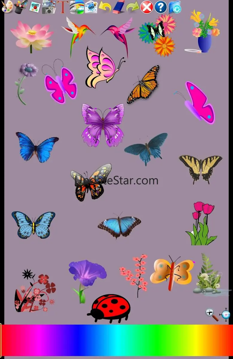 Flowers Butterfly Doodle Text! 1.2