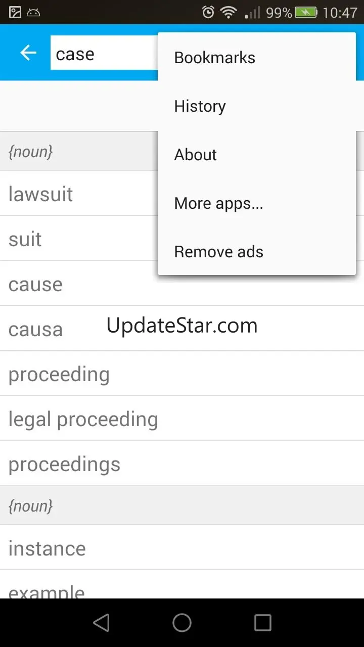 English Synonyms / Thesaurus 1.0.20