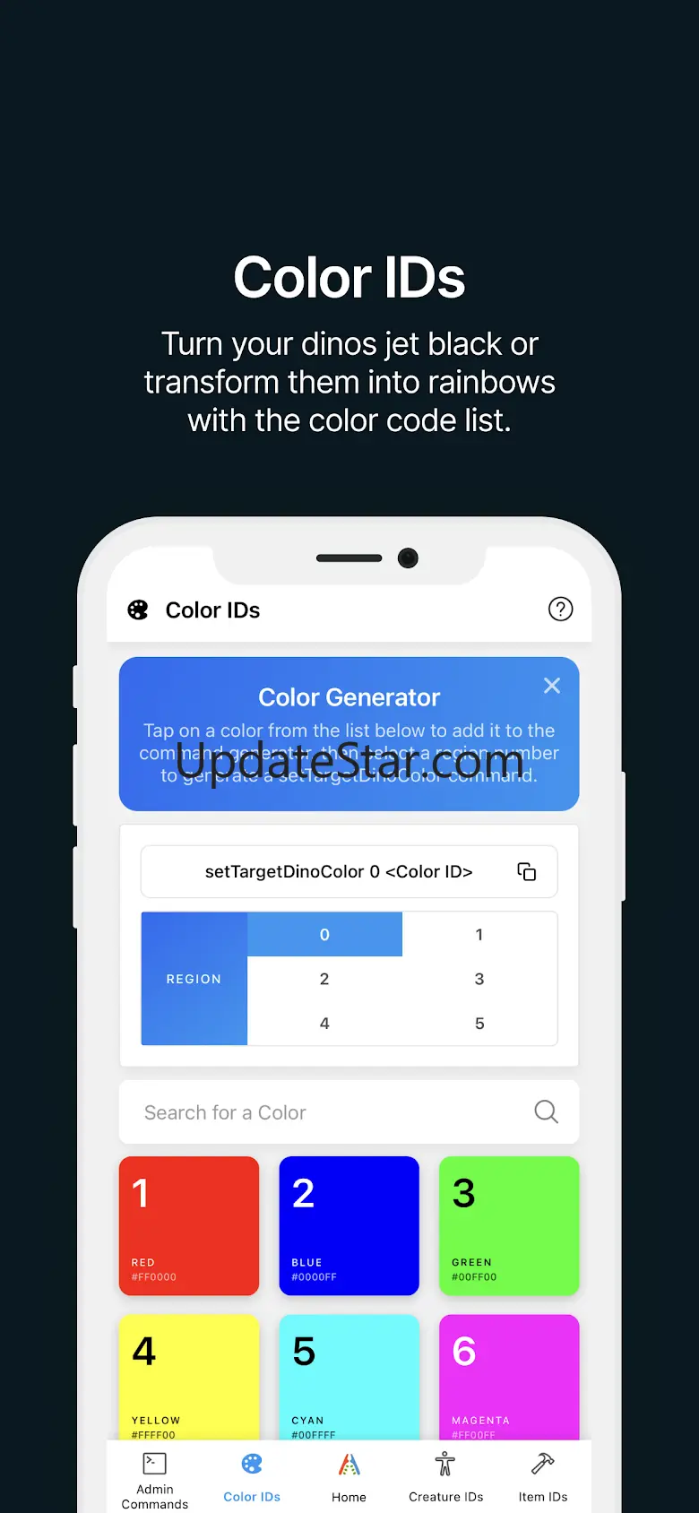 Ark IDs - Commands & Codes 1.1.5