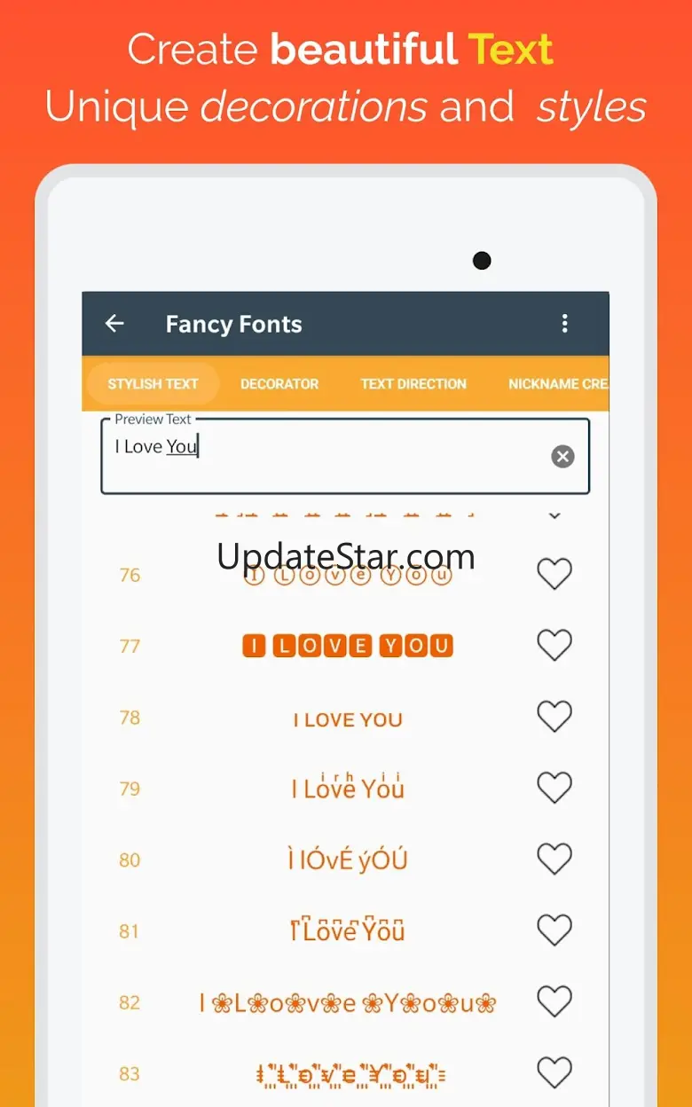 Stylish Fancy Text - Fonts 1.60
