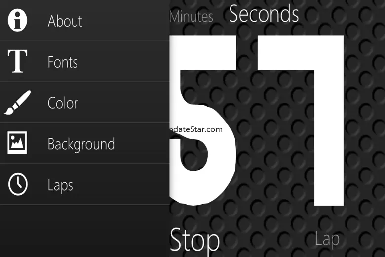 Stopwatch and Timer with big numbers 0.0.4