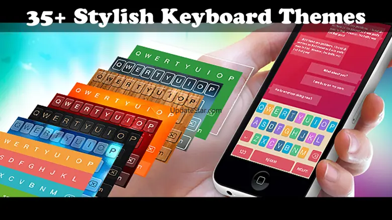 Keyboard Themes Plus - Stylish Keypad Skin with Colorful Background Design 1.1