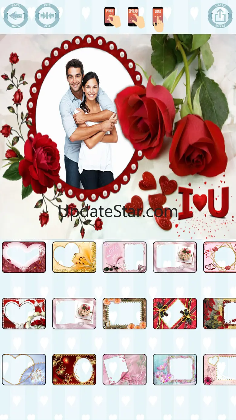 Love photo frames create cards 2.1