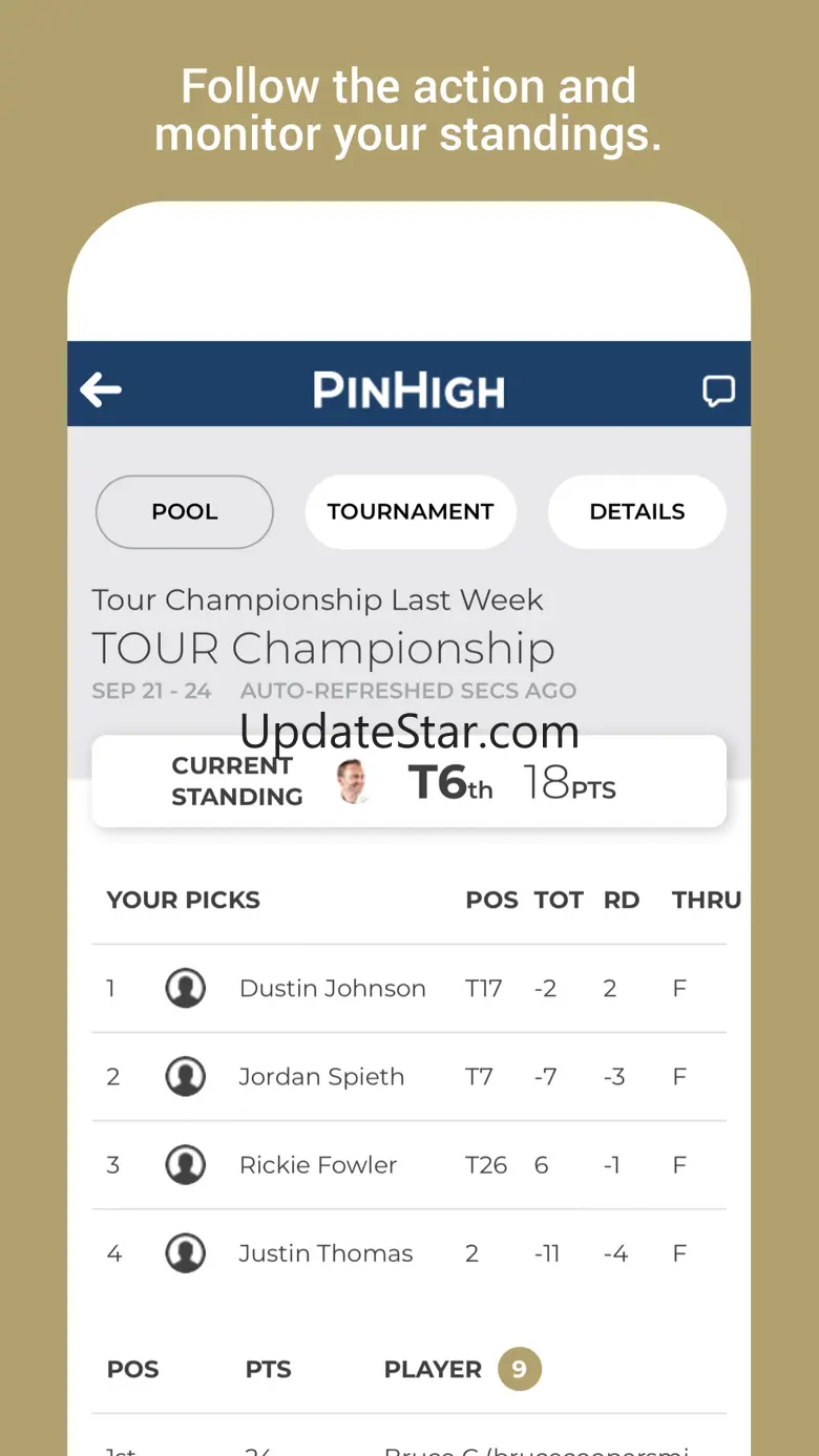 PinHigh - Fantasy Golf 2.0.2