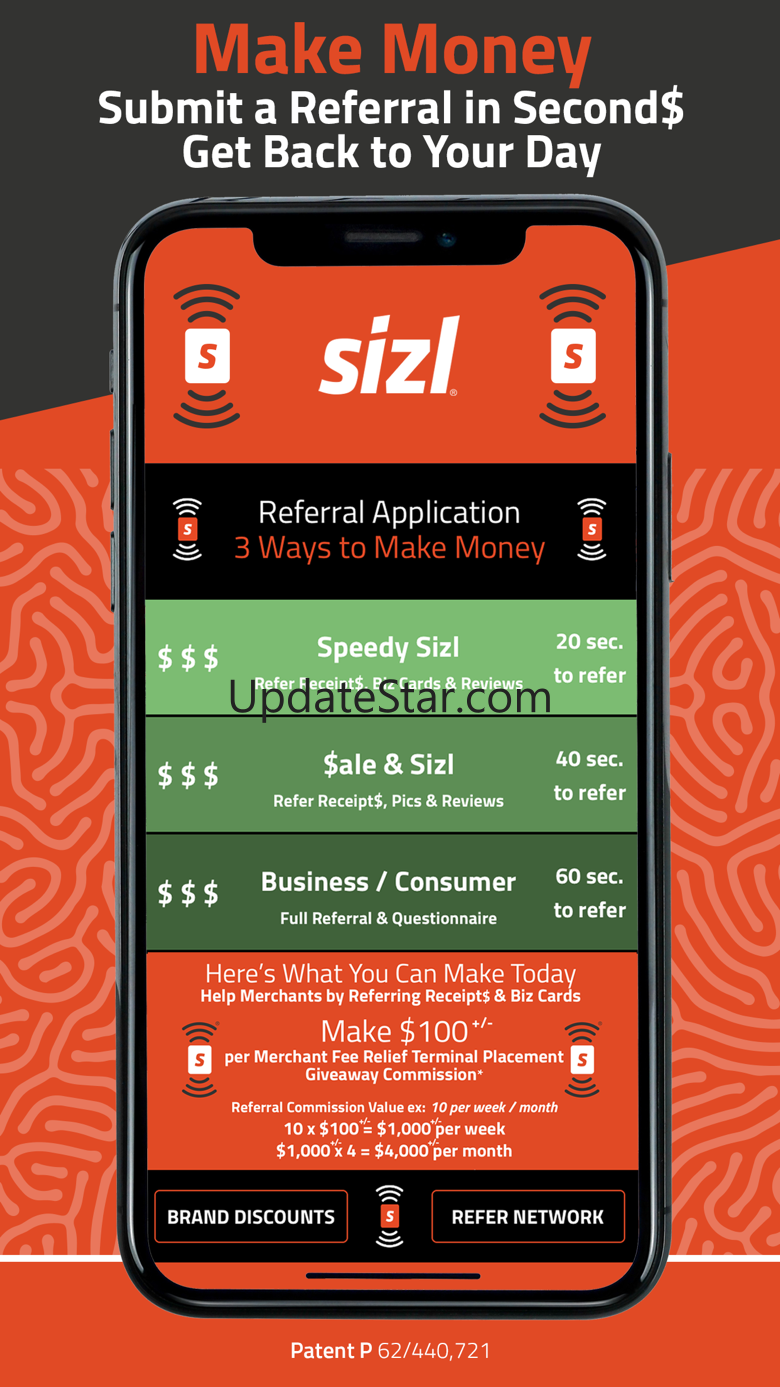 Sizl ReferralPay & Brand Deals 2.05
