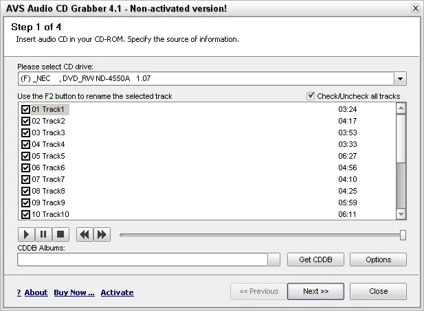 AVS Audio CD Grabber 4.1.1.194