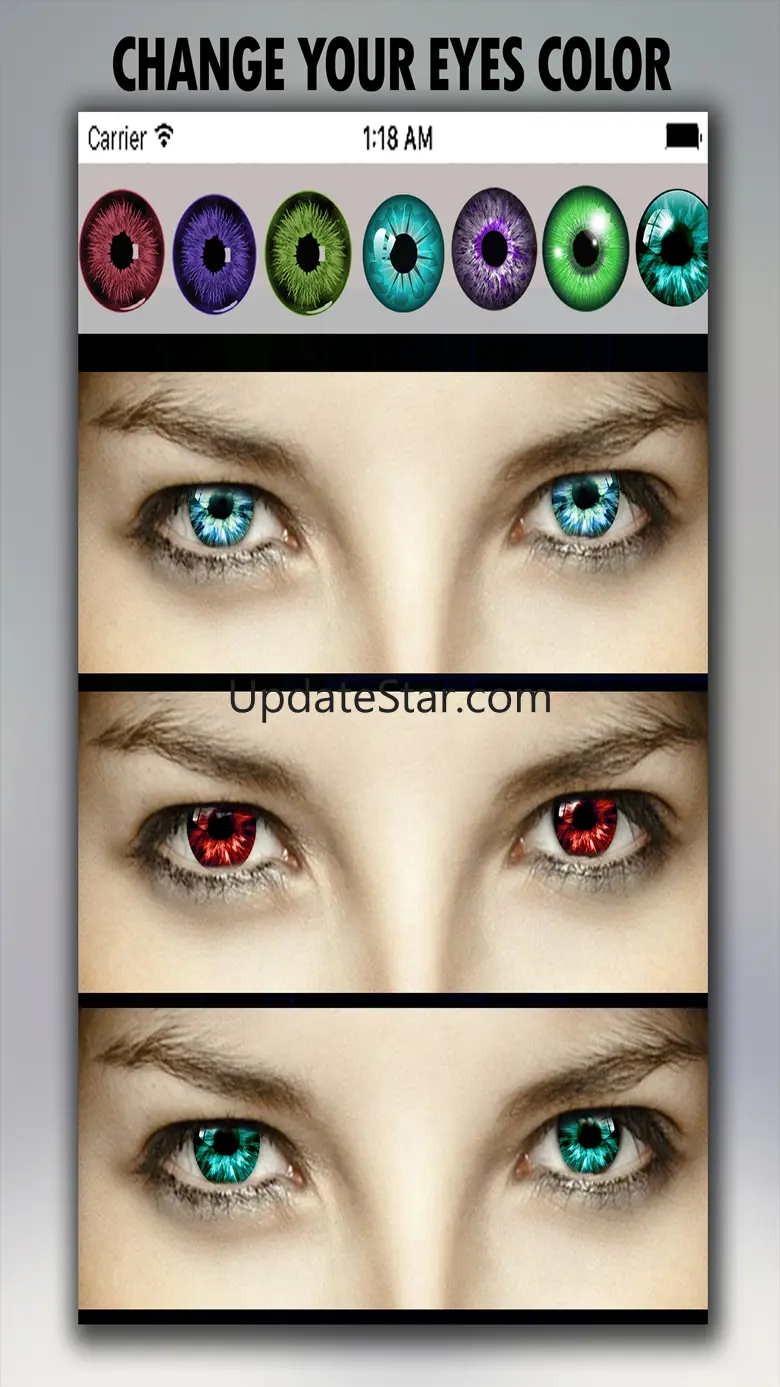 Multi Eye color Editor- Replace Eyes With Colorful Eye Effects & Lens 1.0