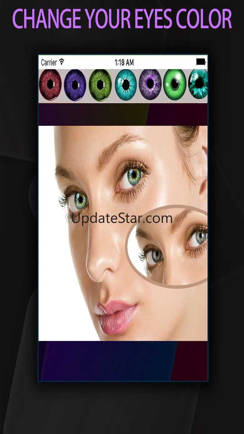Girls Eye Changer - Replace Eye Color With Various Color Effects 1.0