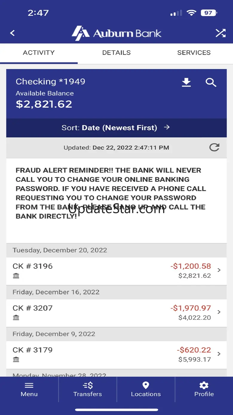 Auburn Banking Company 4000023.12.12