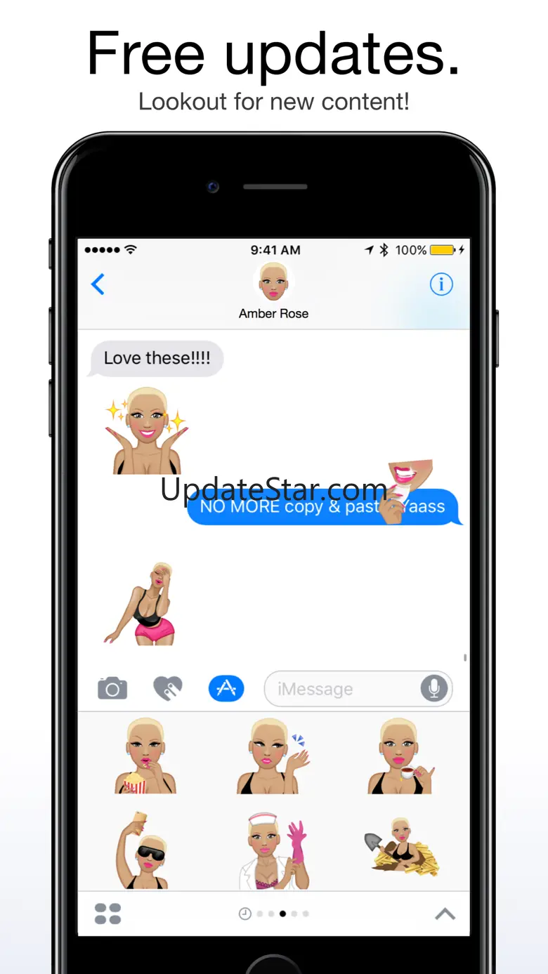 MuvaMoji Amber Rose ™ by Moji Stickers 1.1