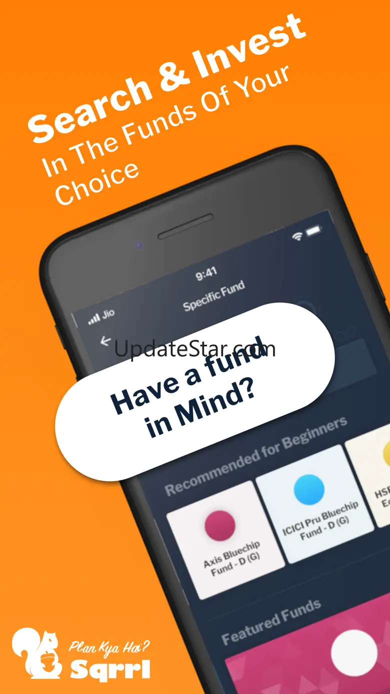 SIP, Mutual Funds App - Sqrrl 4.5