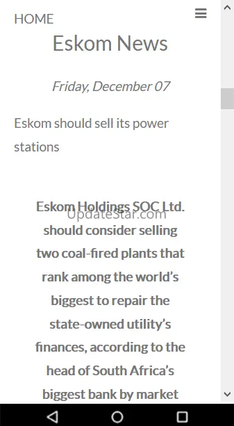 Eskom Load Shedding Updates 2.0.68