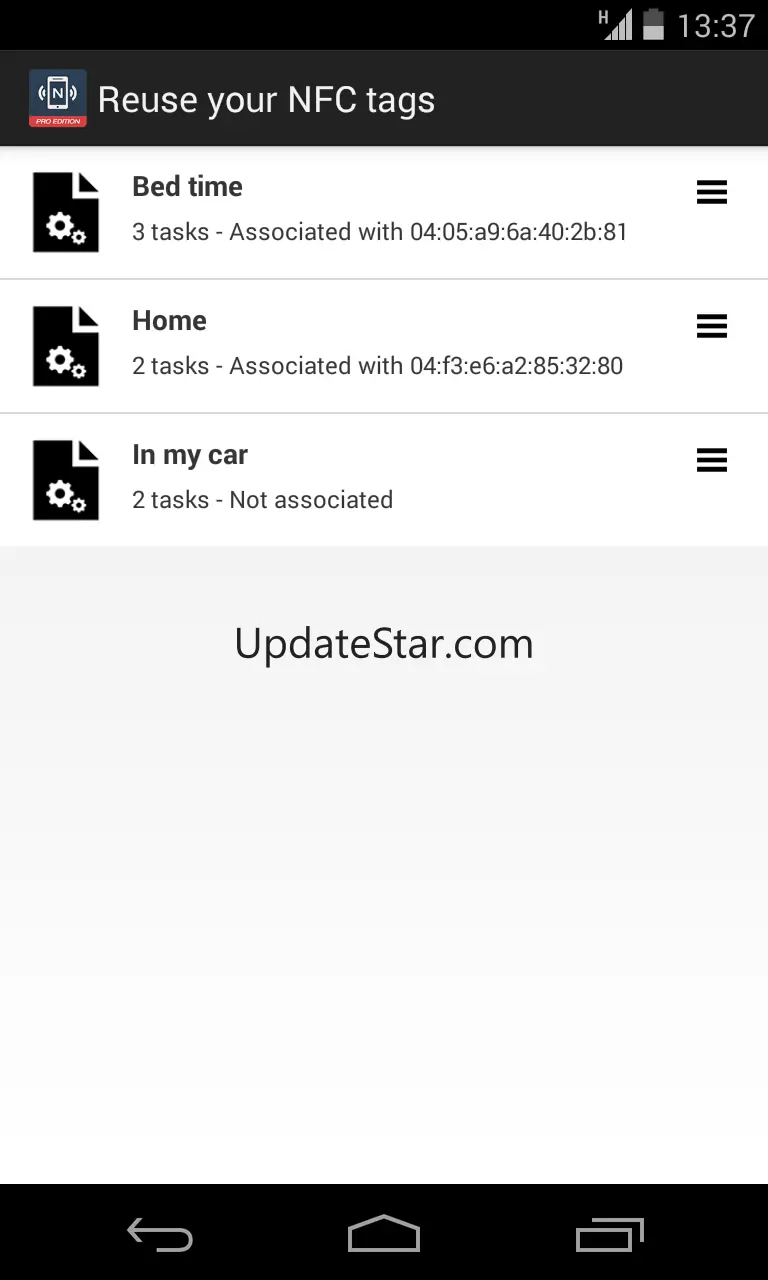 NFC Tools Plugin : Reuse Tag 2.1