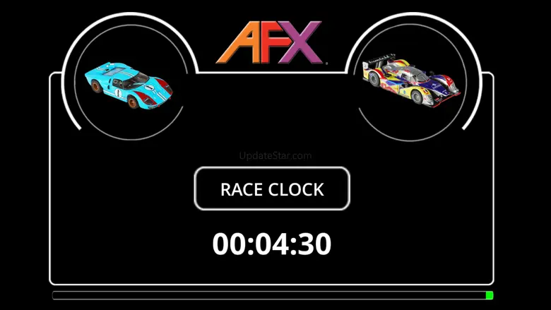 AFX Racing Pit Stop Holographic Slot Car Theater 1.0