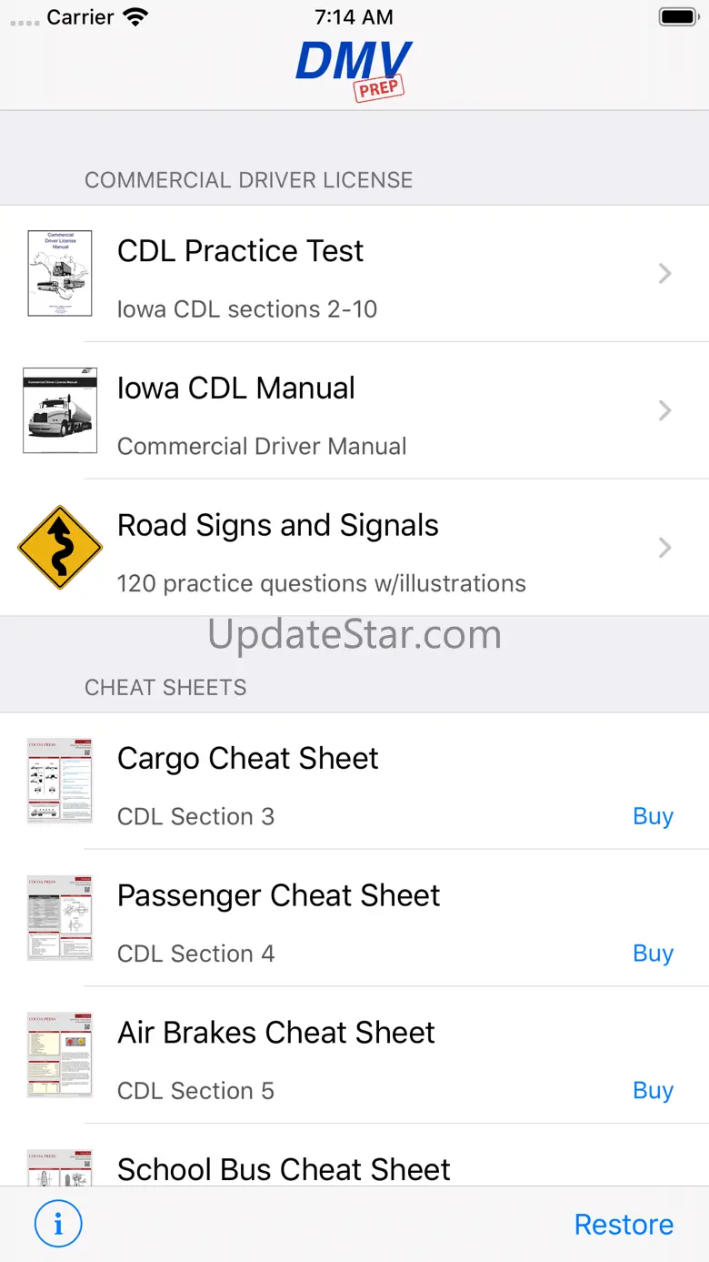 Iowa CDL Test Prep 6.0