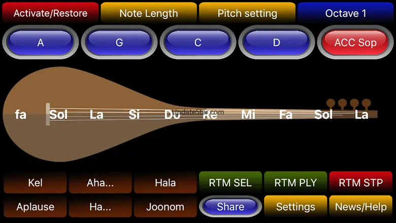 Saz Baglama Cal Electric 2.0