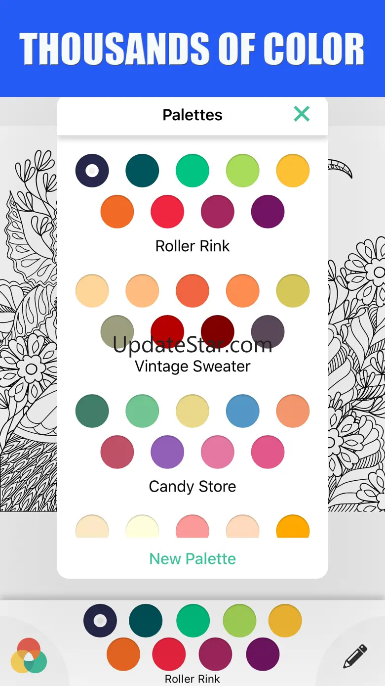 Adults Coloring Book Color Therapy for Anti-Stress 1.0