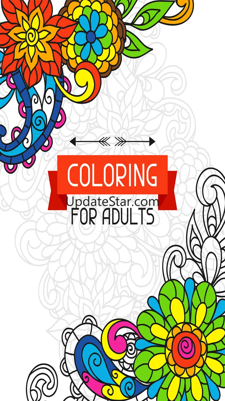 Adults Coloring Book Color Therapy for Anti-Stress 1.0