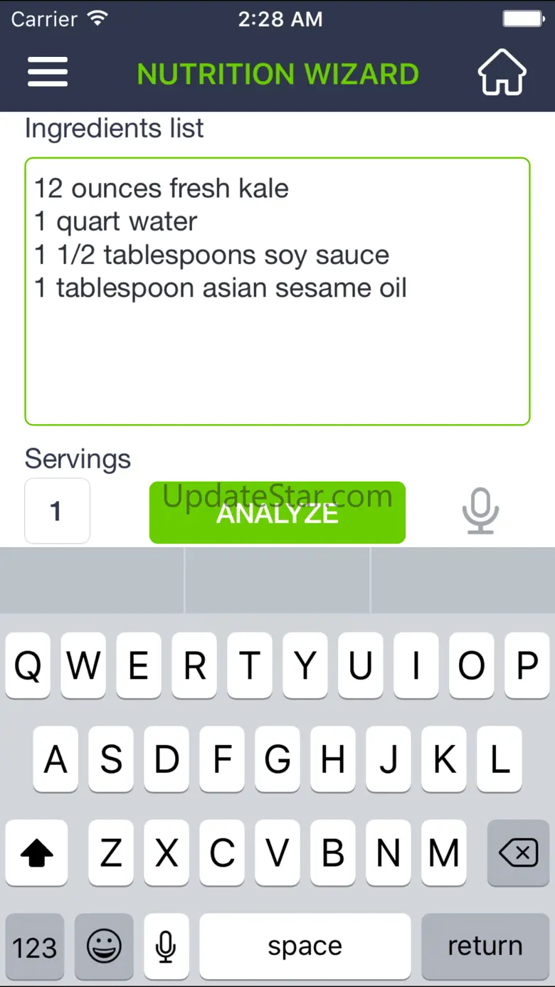 Nutrition Wizard 1.2