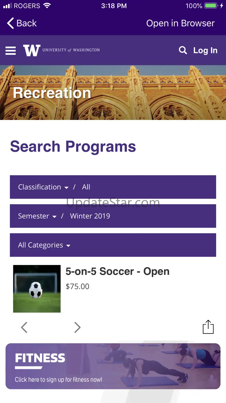 UW Recreation 6.0.3