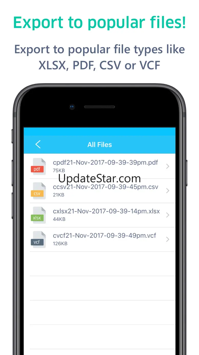 Contacts to Excel , PDF , CSV 1.1.2