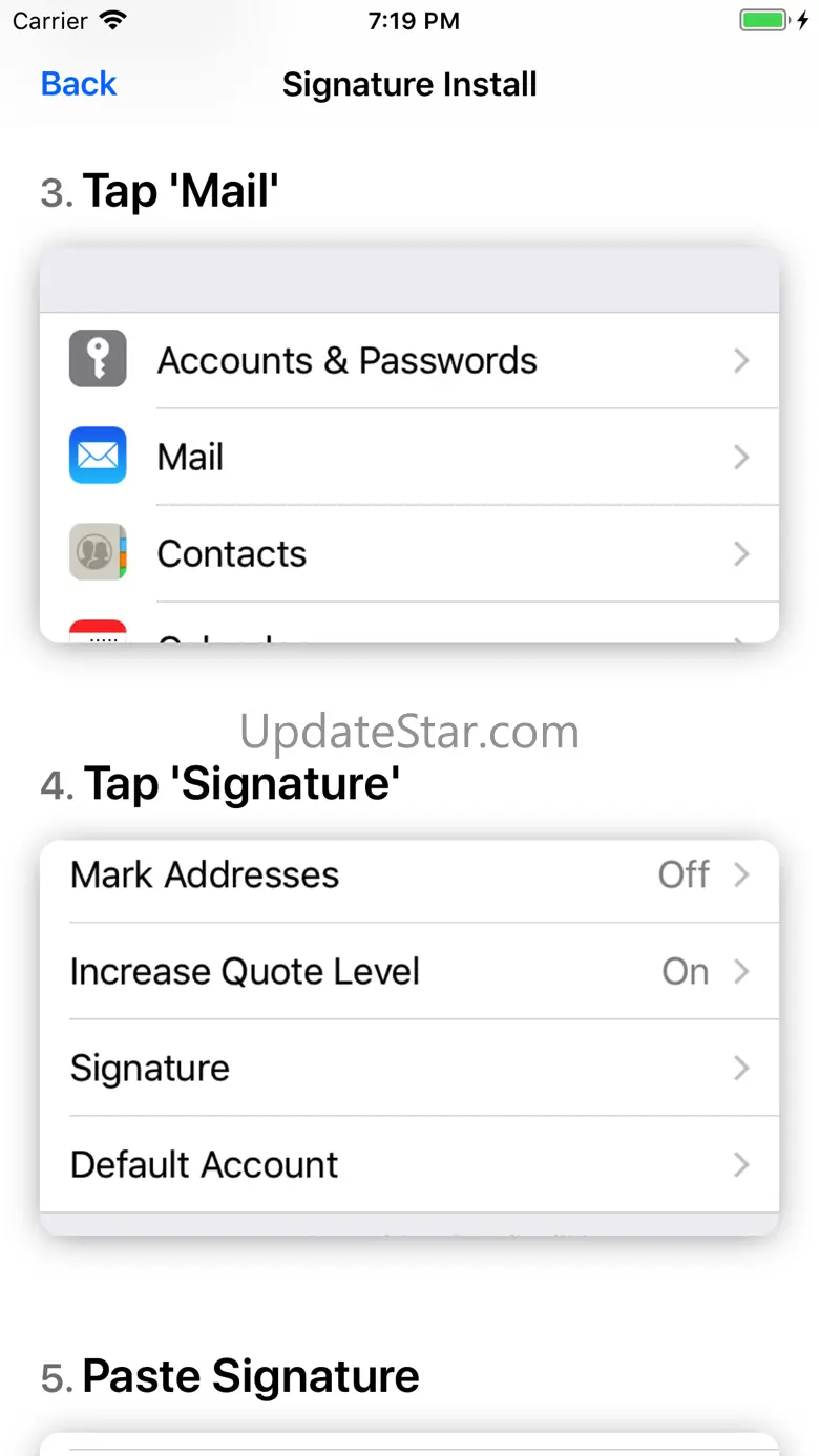 HTML Email Signature - Mail 1.4.7