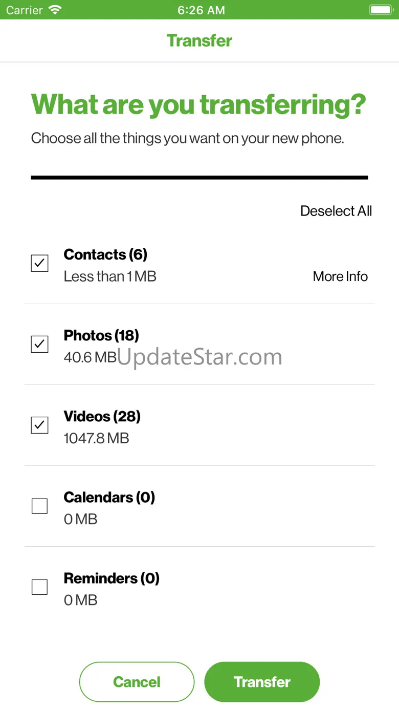 Phone Transfer
