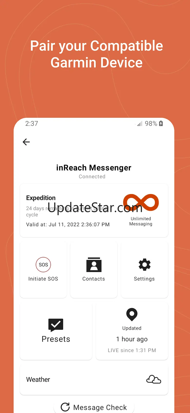 Garmin Messenger™ v1.19