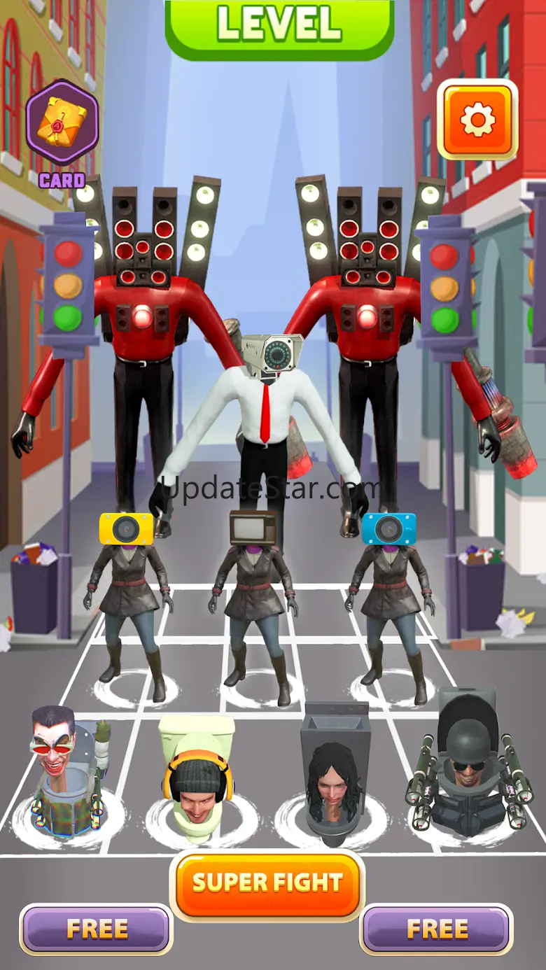 Toilet Merge War Master Battle