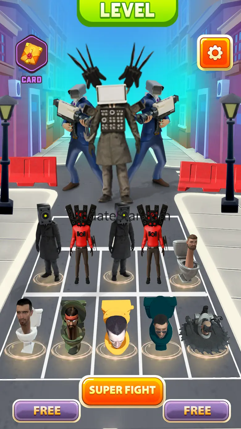 Toilet Merge War Master Battle