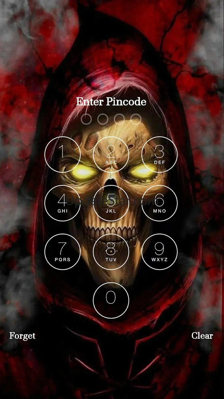 Skull Lock Screen - Pin Lock 2.3