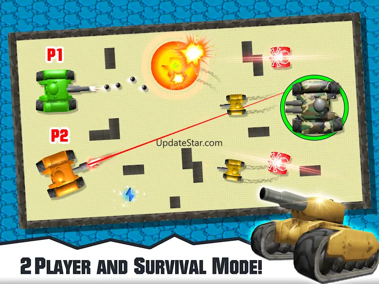 2 Player Tank Wars 1.08