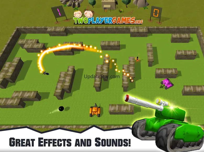 2 Player Tank Wars 1.08