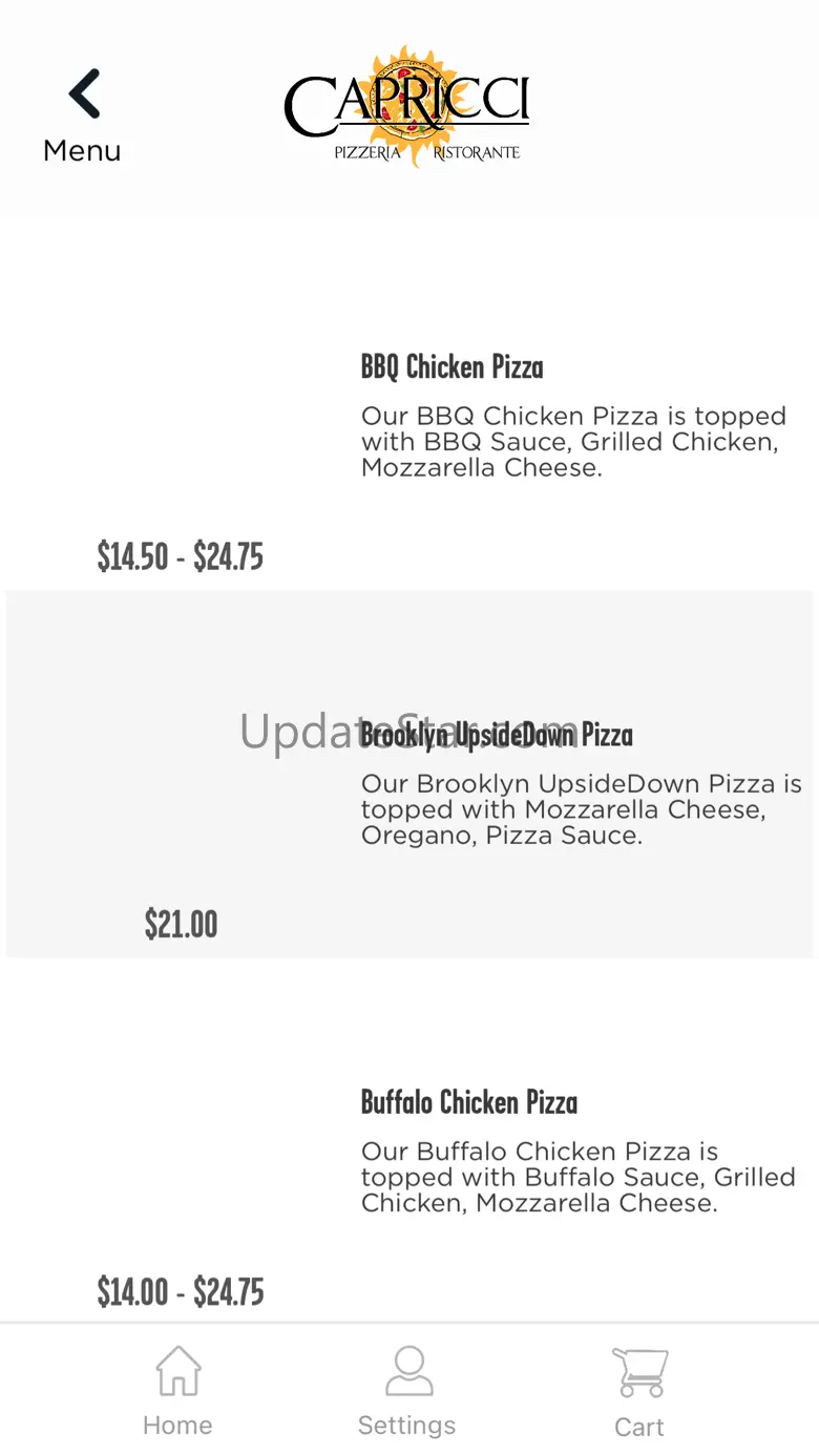 Capricci Pizza 4.1.0