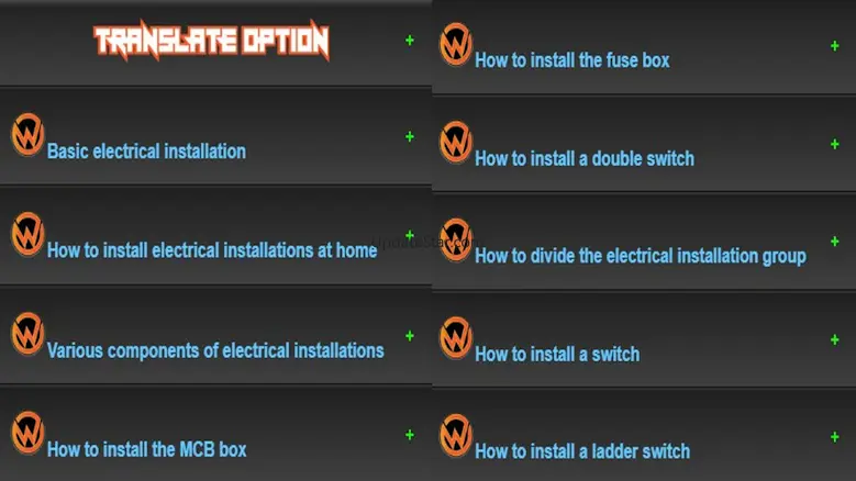 Learn Electrical Installation 34.0