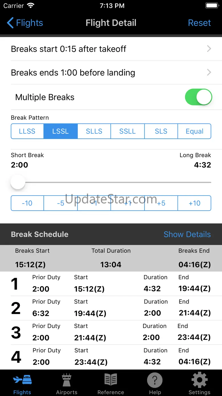 Rest Break Optimizer 1.6