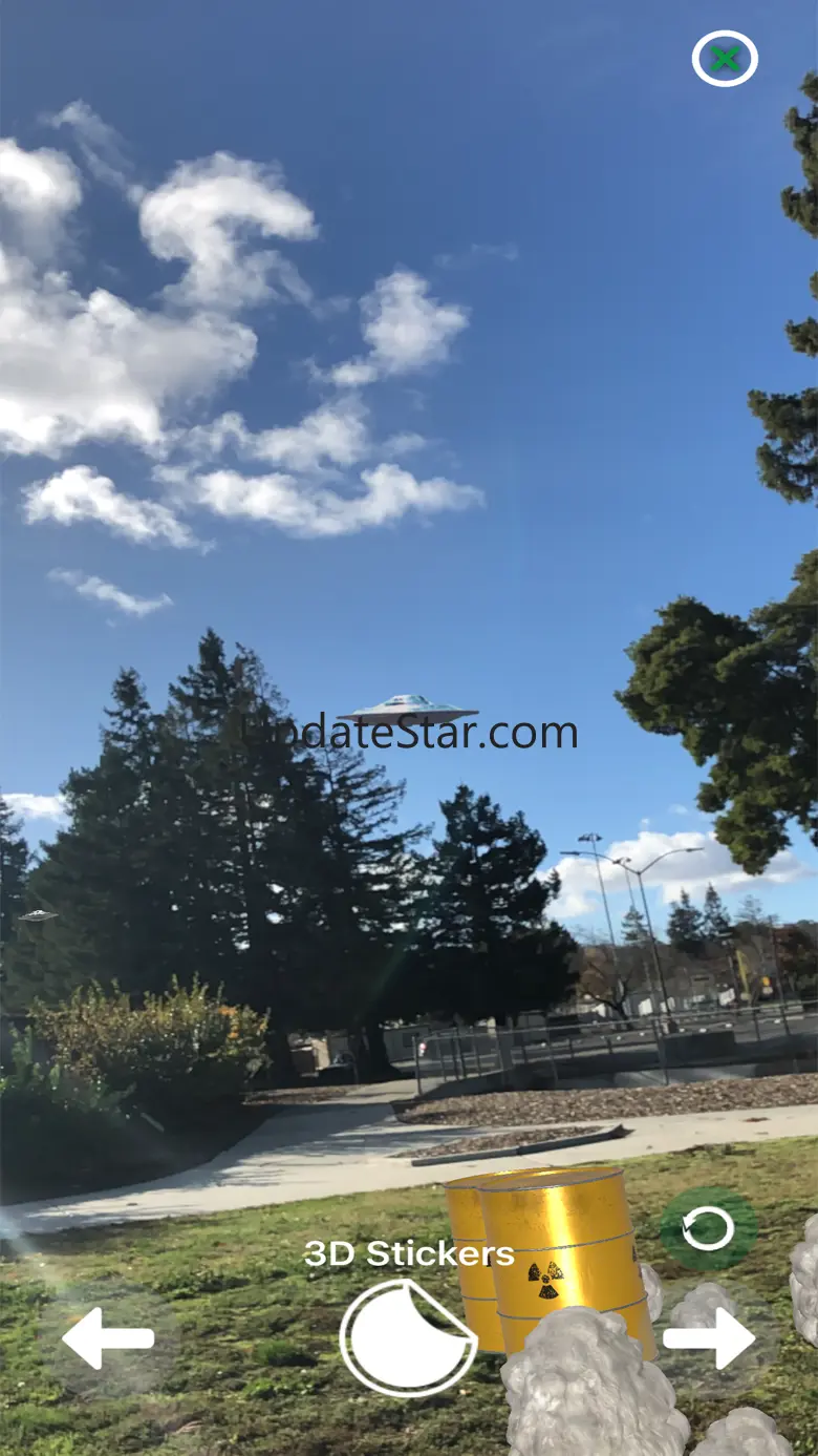 Augmented Reality UFO Stickers 4.7