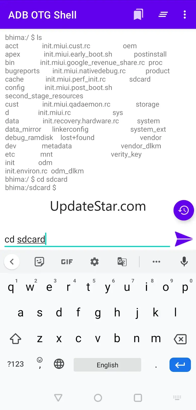 ADB OTG - Shell 2.2