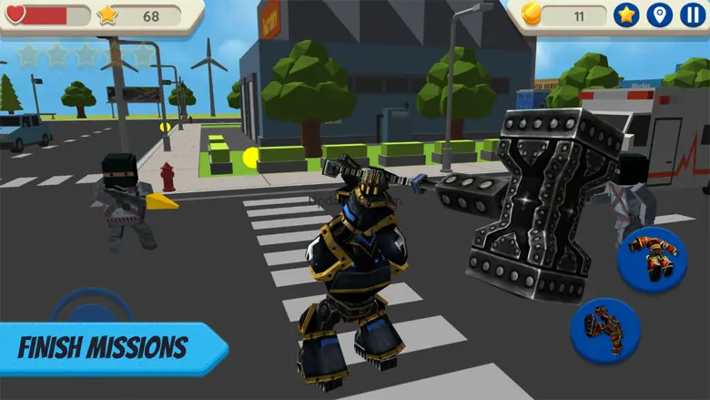 Robot Hero: City Simulator 3D 1.047