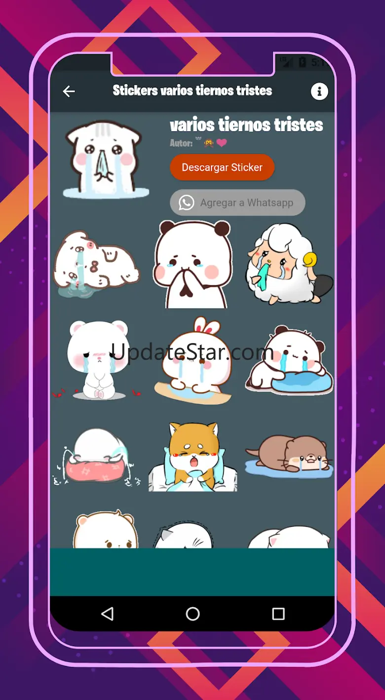 Sad cats sticker. 2.11