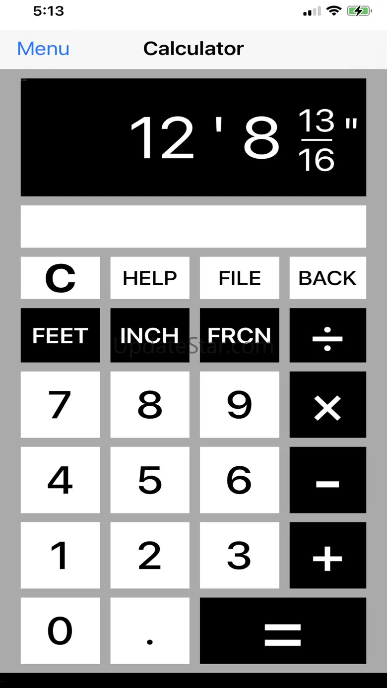Construction Calculator - Feet 6.1